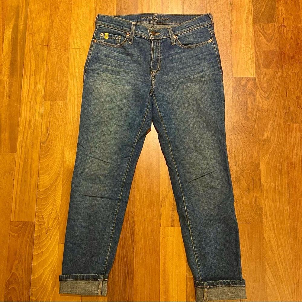 Second Yoga Jeans Chloe Straight Leg Classic-Rise in Size 25